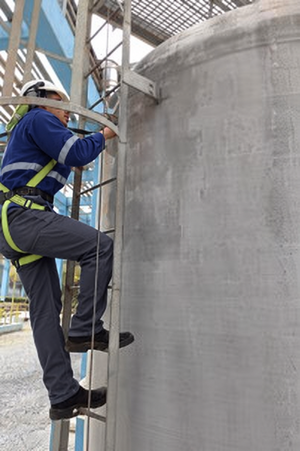 Trabalho técnico com segurança em altura