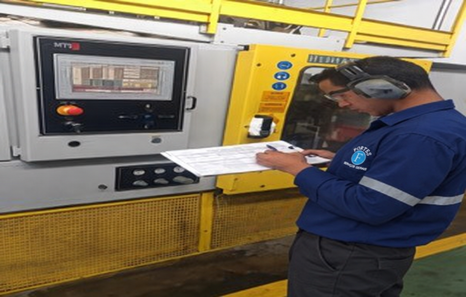 Registro e acompanhamento de operação industrial